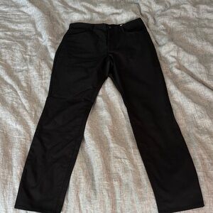 7 For All Mankind Black Chinos